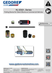 Gedore KL-1010-140 B Operating Instructions Manual