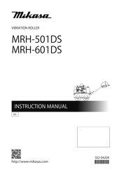 Mikasa MRH-501DS Instruction Manual