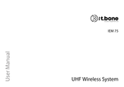 thomann the t.bone IEM-75 User Manual