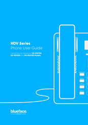 Panasonic blueface HDV Series User Manual