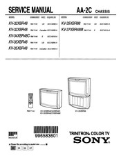 Sony Trinitron KV-32XBR48 Service Manual