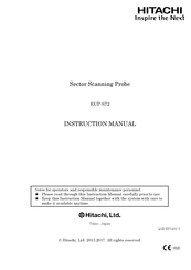 Hitachi EUP-S72 Instruction Manual