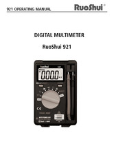 RuoShui 921 Operating Manual