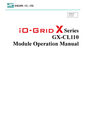 DAUDIN IO-GRID GX-DI50 Operation Manual