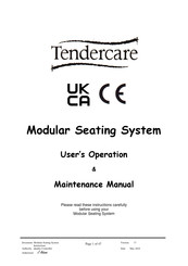 Tendercare Modular Seating System Operation & Maintenance Manual
