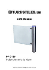 Turnstiles Pulse Automatic Gate PAG180 User Manual