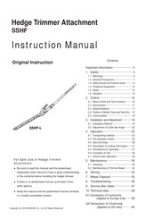 NIKKARI SSHF-L Instruction Manual