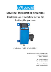 Fluid.io ES-20 Mounting And Operating Instructions