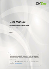 ZKTeco BGM400L User Manual