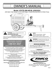 Fimco ATVTS-200-4R-BL Owner's Manual