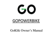 GoPowerBike GoKlik Owner's Manual