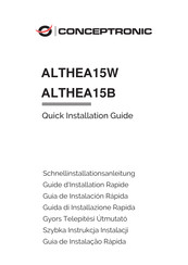 Conceptronic ALTHEA15W Quick Installation Manual