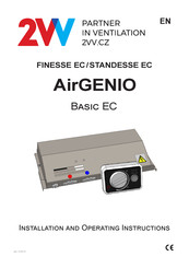 2VV AirGENIO BASIC EC Installation And Operating Instructions Manual