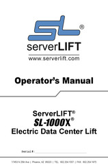 ServerLIFT SL-1000XI Operator's Manual