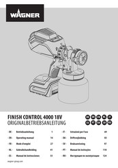 WAGNER FINISH CONTROL 4000 18V Operating Manual