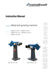 Metallkraft MBSM 100-140-1 Instruction Manual