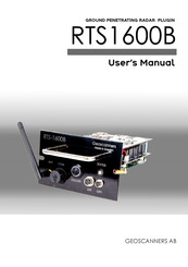 Geoscanners AB RTS1600B User Manual