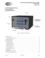SKC AirChek 20 Operating Instructions Manual