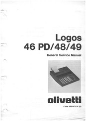 Olivetti Logos 46 PD General Service Manual