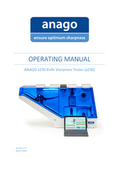 anago a230 Operating Manual
