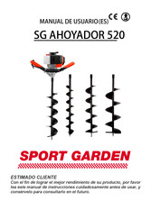SPORT GARDEN SG AHOYADOR 520 Instruction Manual