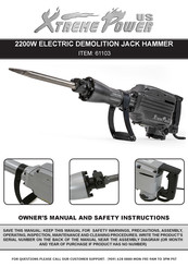Xtreme Power 61103-H1 Owner's Manual And Safety Instructions