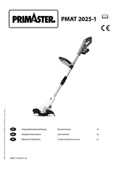 Primaster PMAT 2025-1 Original Instructions Manual