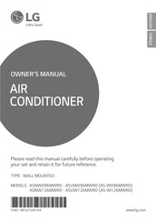 LG AS-W096MWR0 Owner's Manual