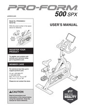 Pro-Form PFEX03820.2 User Manual