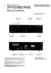 Kenwood DP-R893 Service Manual