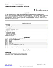 Texas Instruments TRF0208-SEP-EVM User Manual