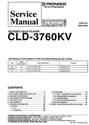 Pioneer CLD-3760KV Service Manual