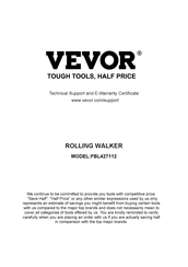 VEVOR FBL427112 Instructions Manual