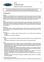 CRX CRX317 Instruction Manual