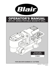 Blair BFD-KX+ Series Operator's Manual