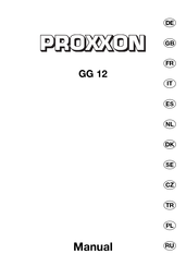 Proxxon GG 12 Manual
