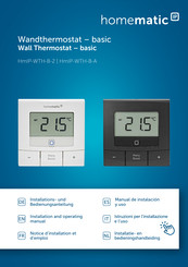 Homematic IP HmIP-WTH-B-2 Installation And Operating Manual