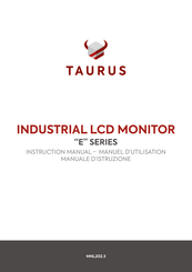 Taurus E Series Instruction Manual