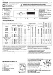 Whirlpool FFS 9269 W SP Quick Manual