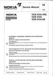 Nokia VCR 3704 Service Manual