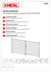 X-METAL 15645 Assembly Instructions Manual