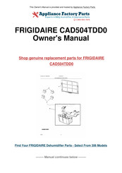 Frigidaire CAD504TDD0 Use & Care Manual