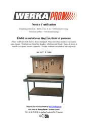 WERKAPRO WT1001 Operating Instructions Manual