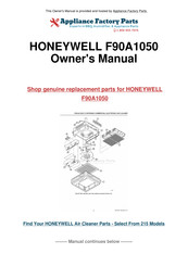 Honeywell F90B Manual