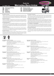Jamara Kids Mercedes-Benz Antos Instructions Manual