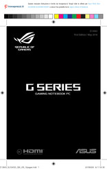 Asus Republic of Gamers Strix GL504GM-ES040T Manual