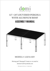 domi outdoor living LGFA1605 Assembly Manual