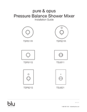 Blu Bathworks TSP821R Installation Manual