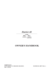 Hayter 480A Owner's Handbook Manual