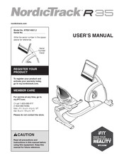 iFIT NordicTrack R 35 User Manual